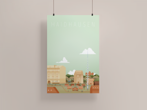 Haidhausen Poster mockup 50x75 – ©wunderland media GmbH