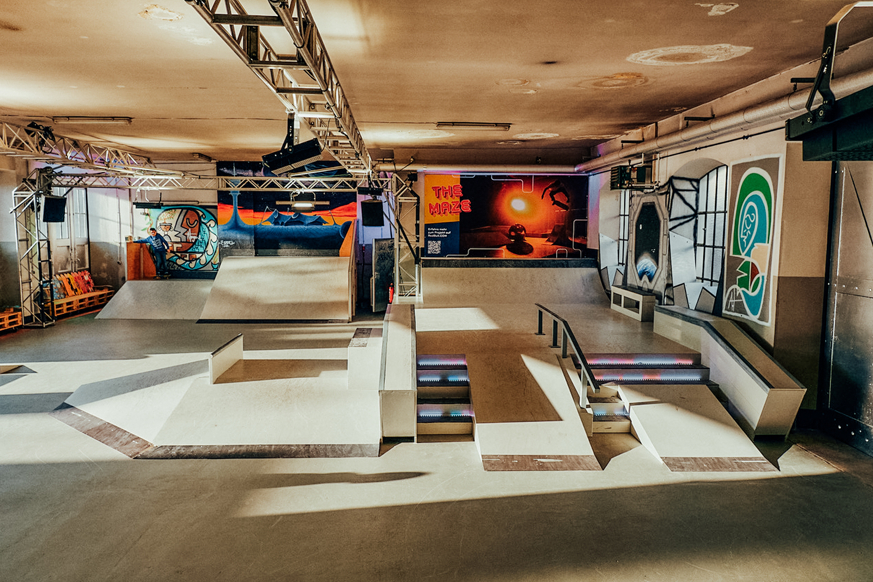 Geheimtipp Muenchen Skatehalle Spaceforskate – ©Conny Mirbach